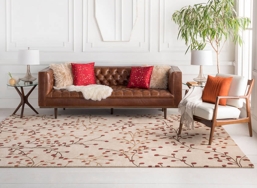 Stavelot Bright Red Pillow Cover