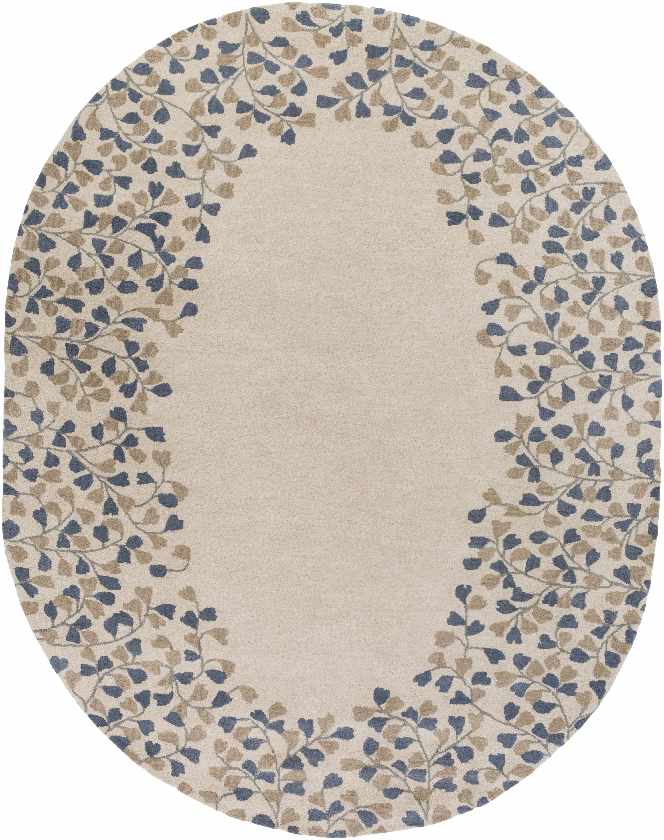 Zuuk Cottage Beige/Camel/Navy Area Rug