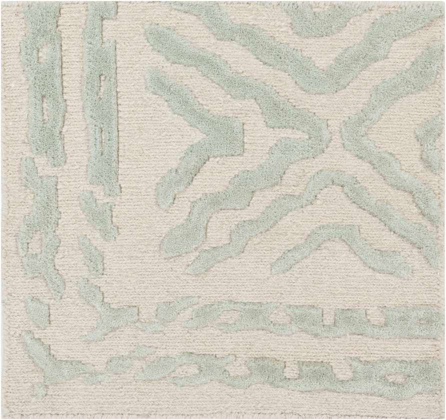 Ashland Modern Green/Beige Area Rug