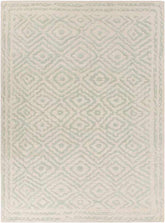 Ashland Modern Green/Beige Area Rug