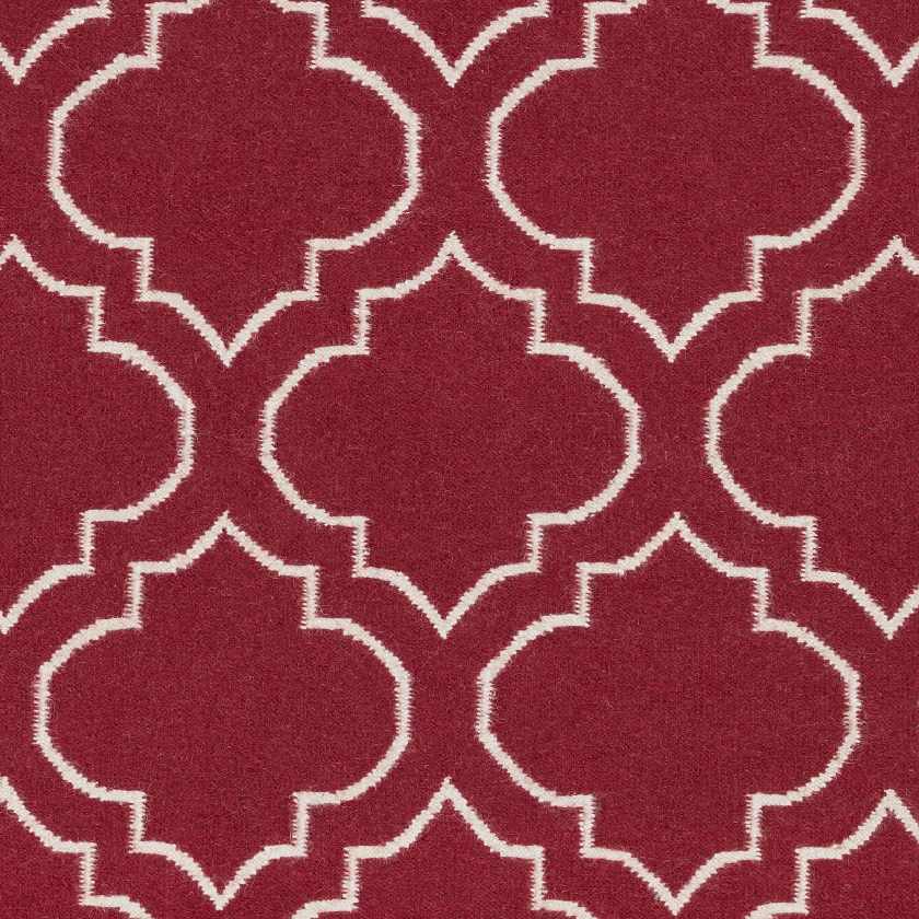 Avon Modern Red Area Rug