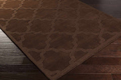 Ermont Modern Chocolate Brown Area Rug