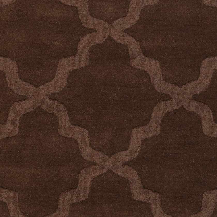 Ermont Modern Chocolate Brown Area Rug