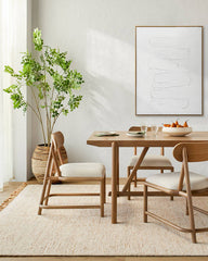 Iram White/Brown Wall Art Piece