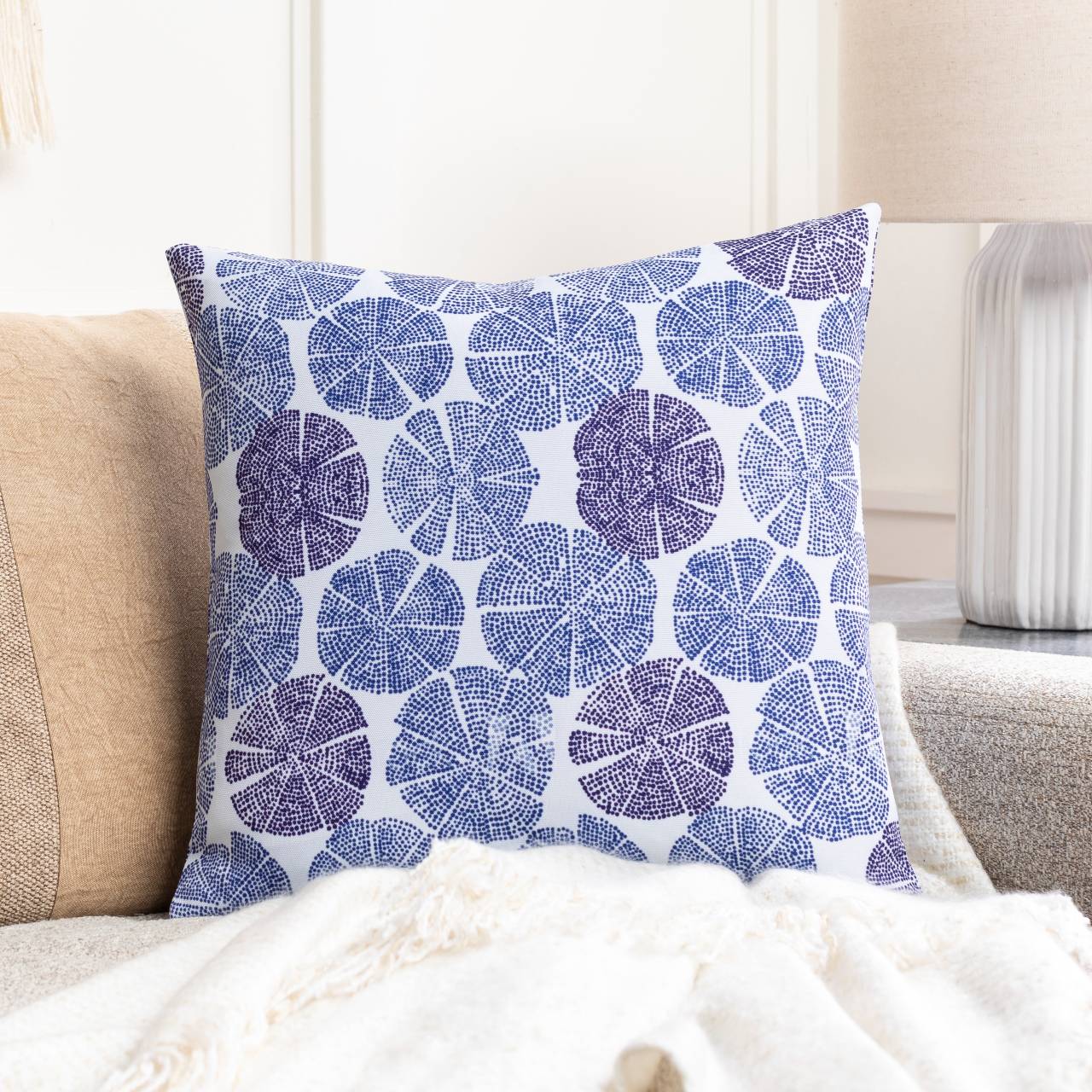 Vilvoorde Dark Blue Pillow Cover