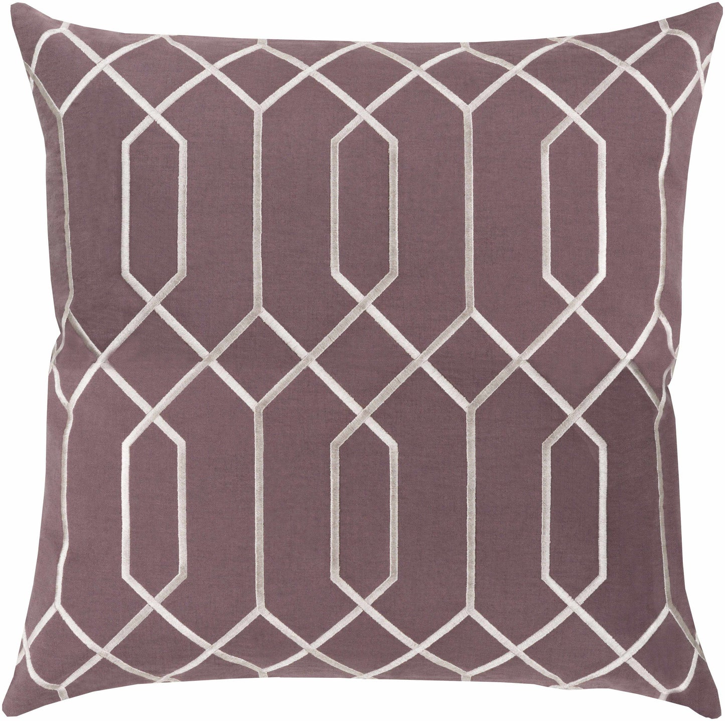 Ypres Eggplant Pillow Cover