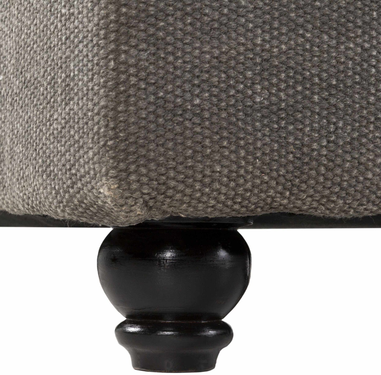 Gaspoltshofen Charcoal Ottoman