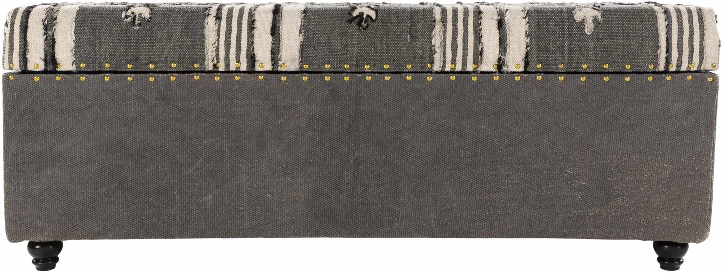 Gaspoltshofen Charcoal Ottoman
