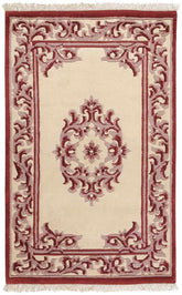 Weyer Traditional Burgundy Area Rug
