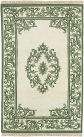 Weyer Traditional Green Area Rug