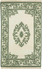 Weyer Traditional Green Area Rug