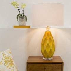 Lushnje Modern Saffron Table Lamp