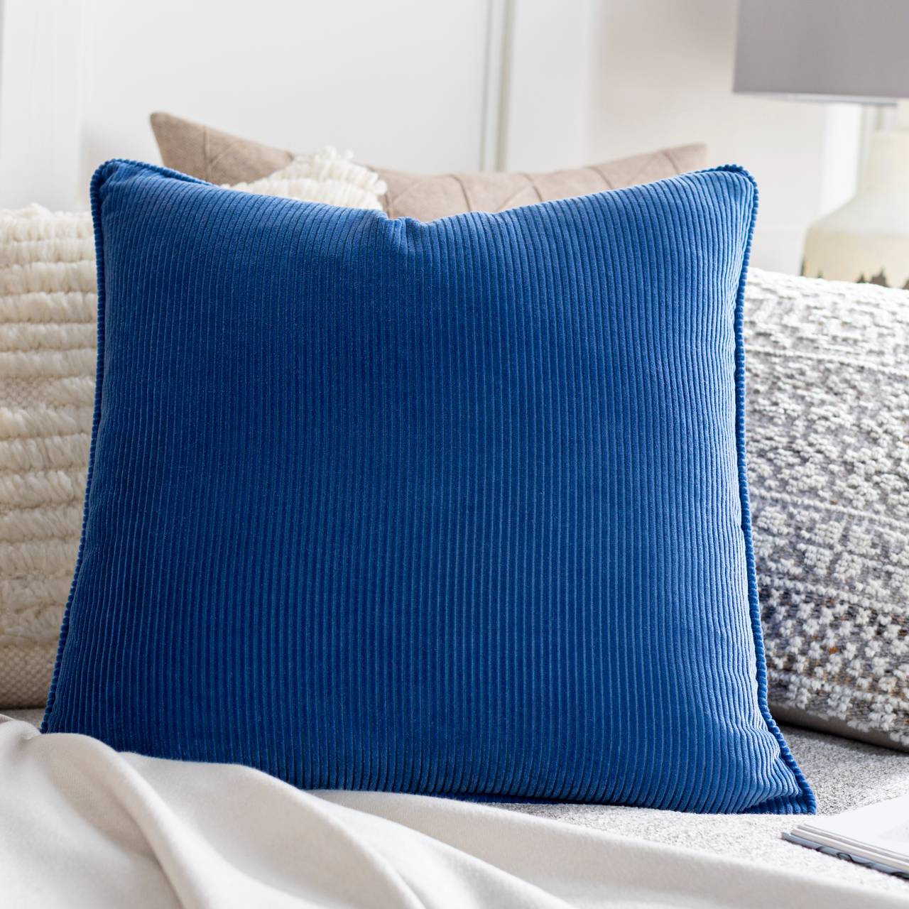Sonntag Dark Blue Pillow Cover