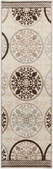 Chefornak Modern Brown/Khaki Area Rug