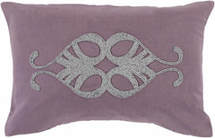 Lubbeek Metallic Silver Pillow Cover