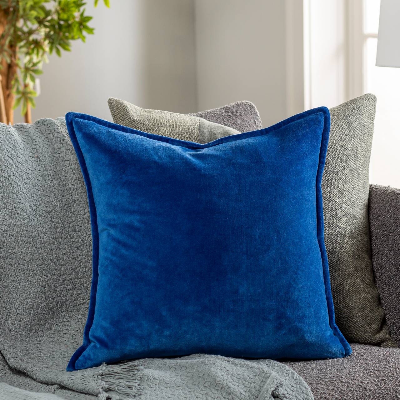 Merchtem Dark Blue Pillow Cover