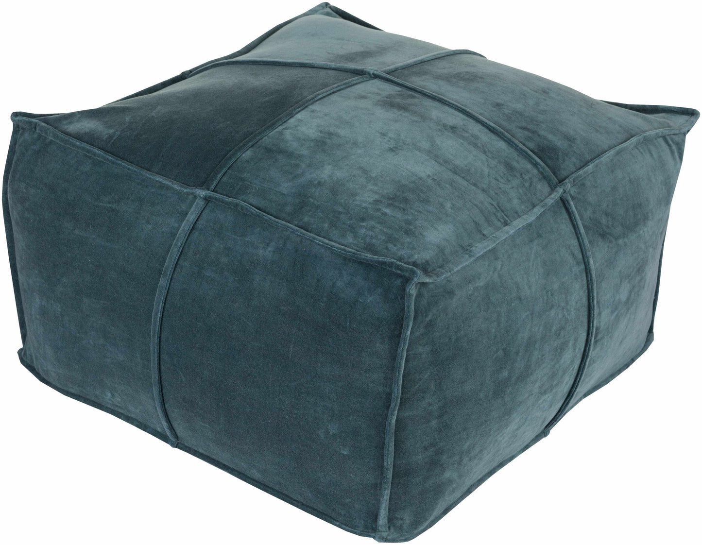Hafnerbach Teal Pouf