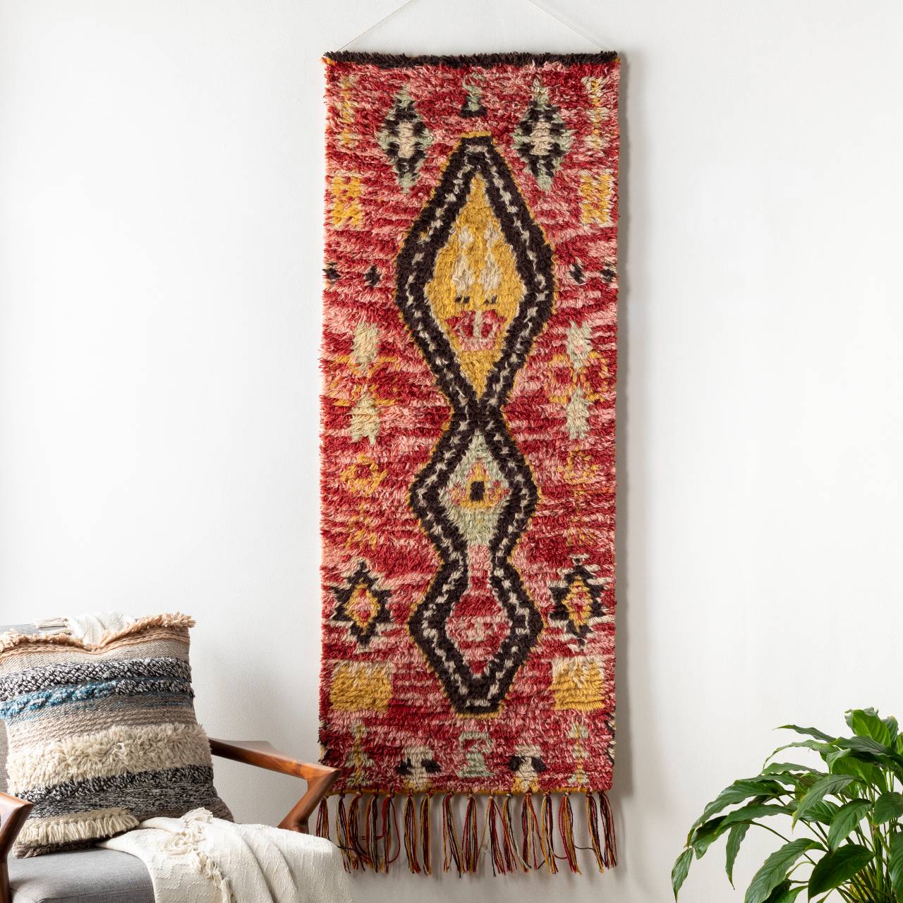 Horbich Dark Red Wall Hanging