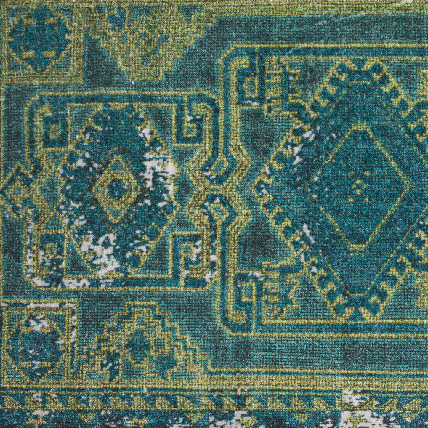 Untersiebenbrunn Teal Pillow Cover
