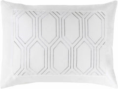 Benkovac White Bedding - Euro Sham Only