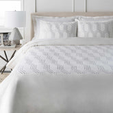 Benkovac White Bedding - Euro Sham Only