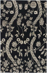 Dundee Modern Black/Cream Area Rug