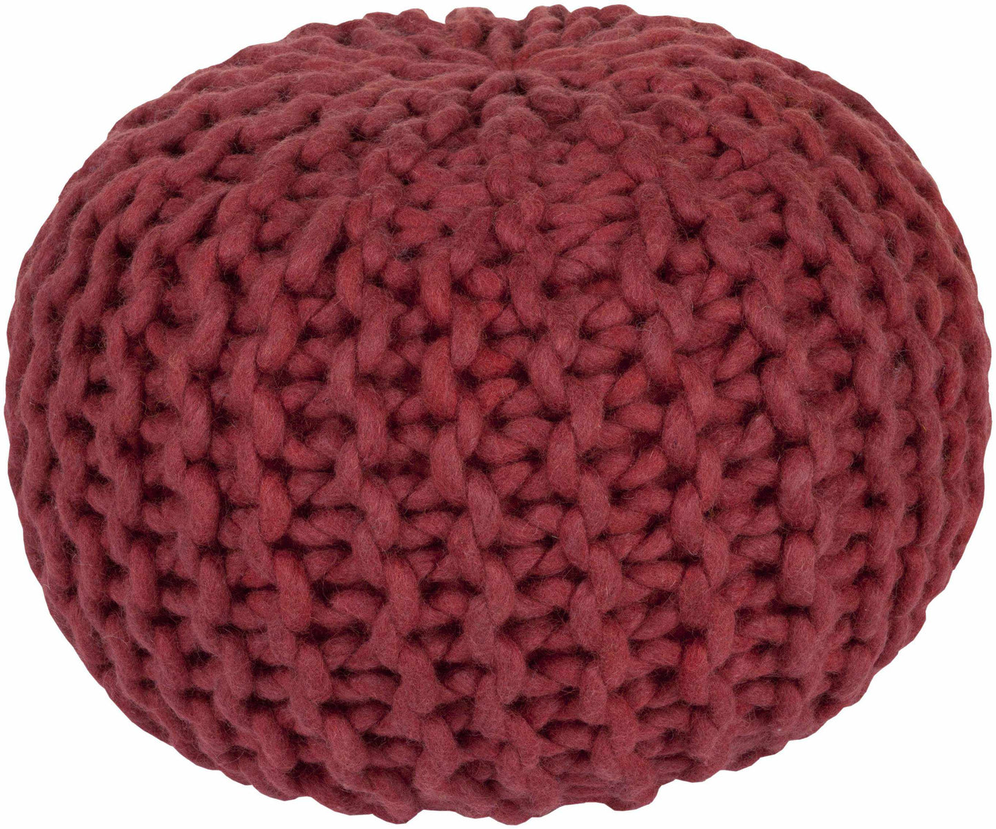 Haidershofen Bright Red Pouf