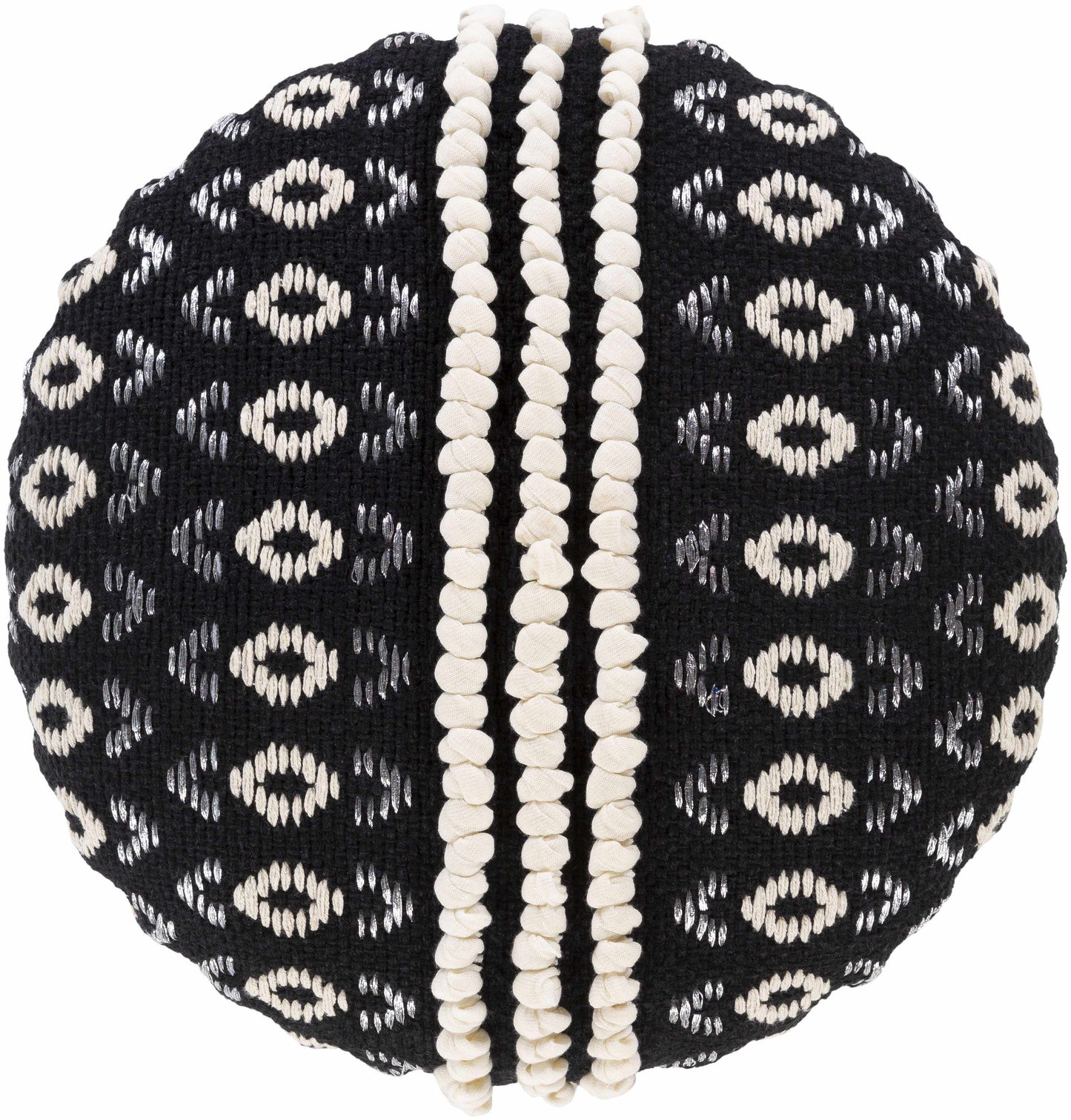 Oberkappel Black Ottoman