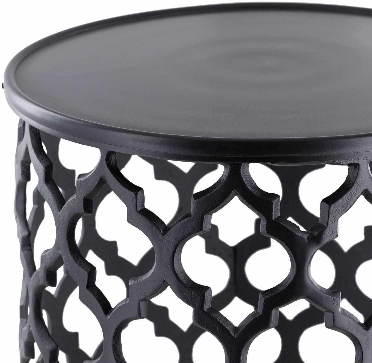 Pram Black End Table