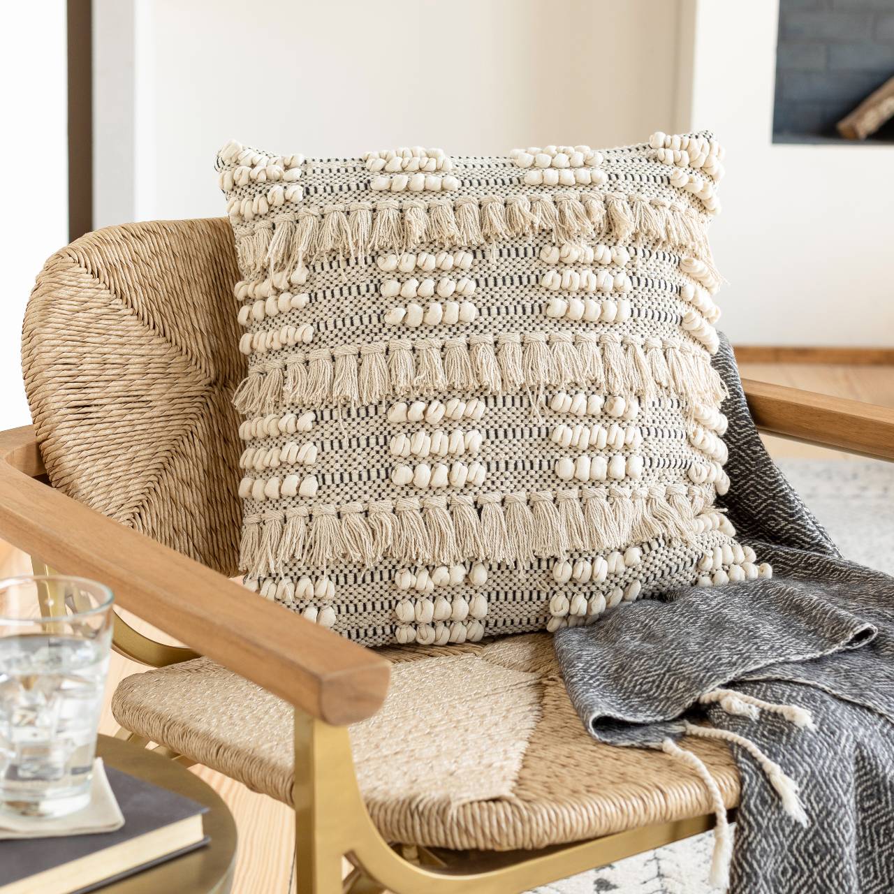 Trooz Beige Pillow Cover