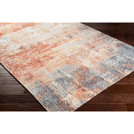 Surya Huntington Beach Polyester Denim Rectangular Indoor/Outdoor Medallion Oriental Area Rug
