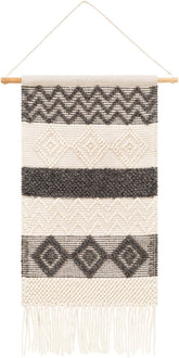 Flaurling Charcoal Wall Hanging