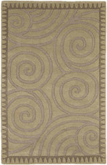 Hamden Modern Mocha/Taupe Area Rug