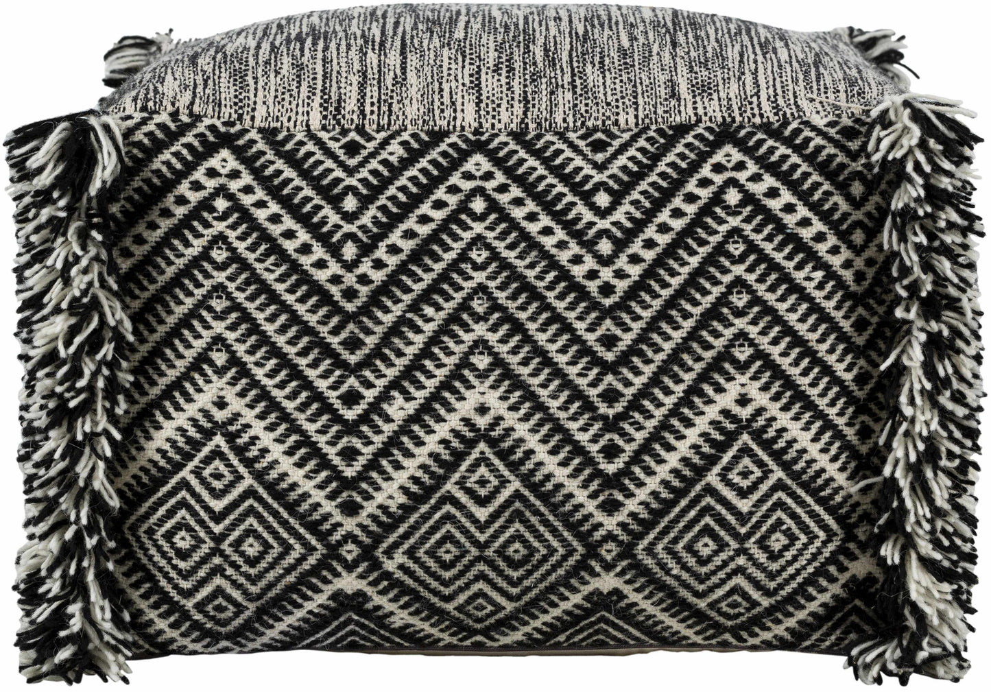 Retzbach Black Pouf