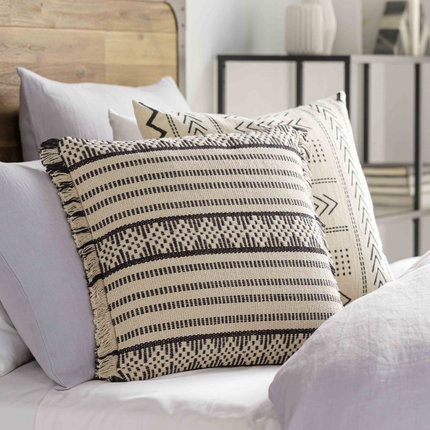 Askas Beige Pillow Cover
