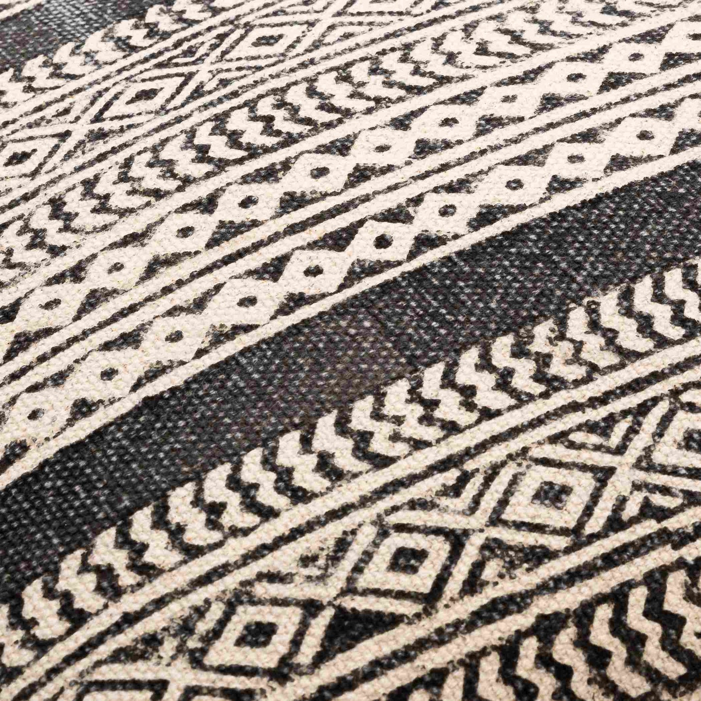 Sarleinsbach Black Pillow Cover