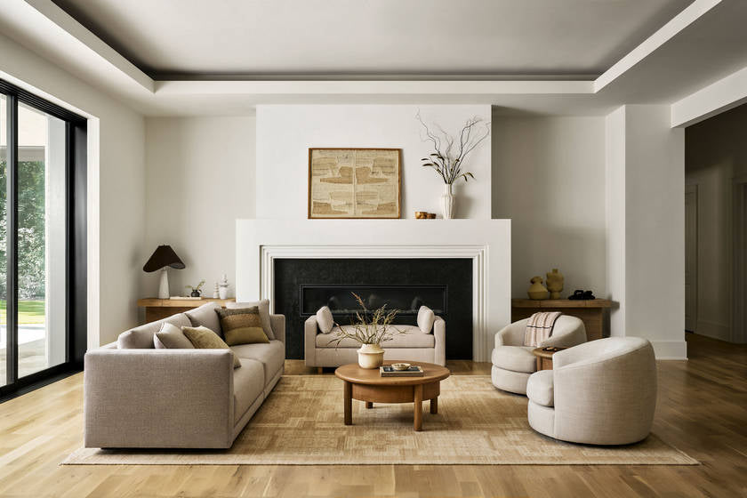 Marcella White/Brown Bench