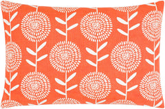 Mining Bright Orange Pillow Cover