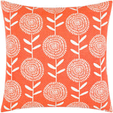 Mining Bright Orange Pillow Cover