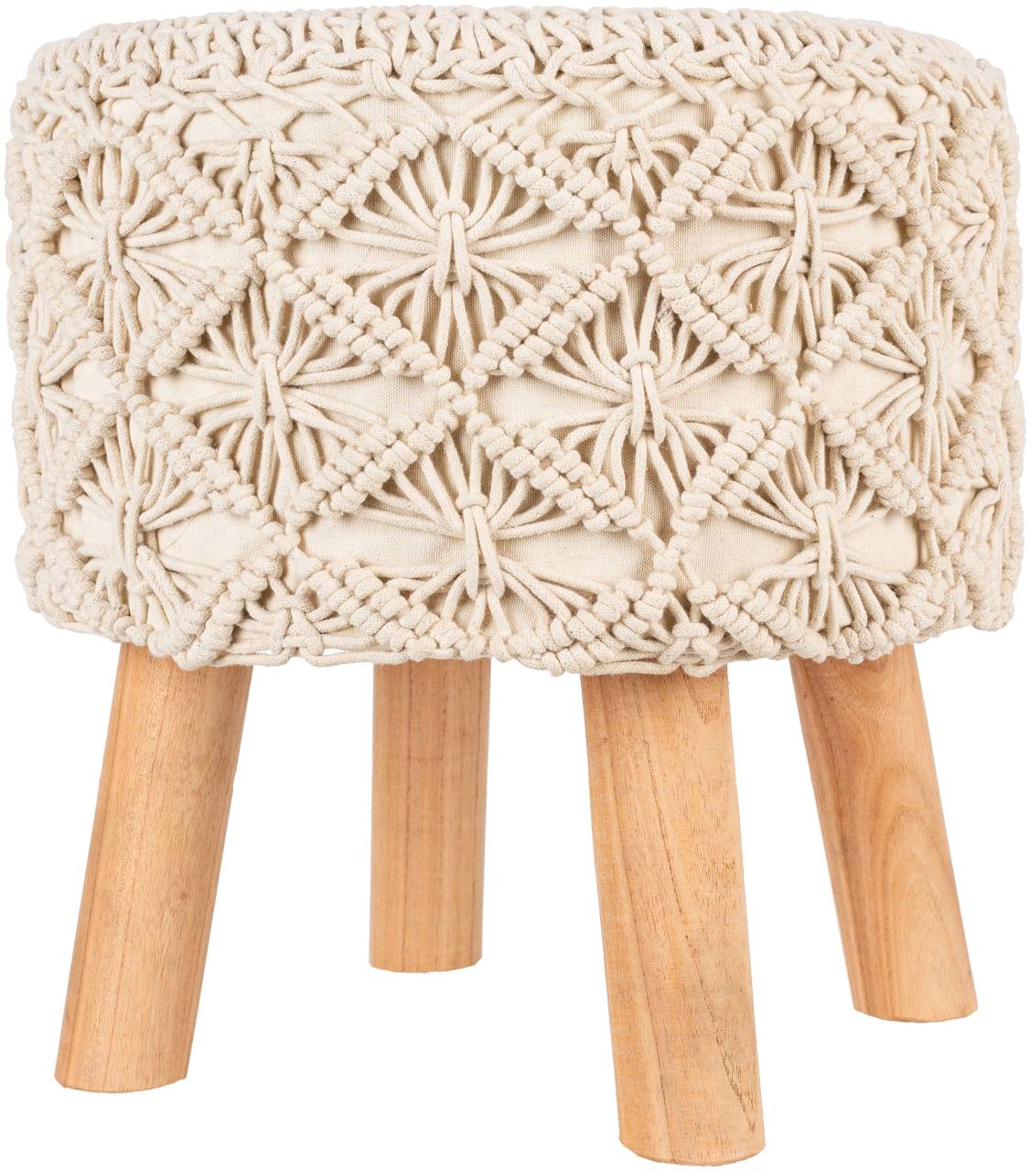 Kausala Cream Ottoman