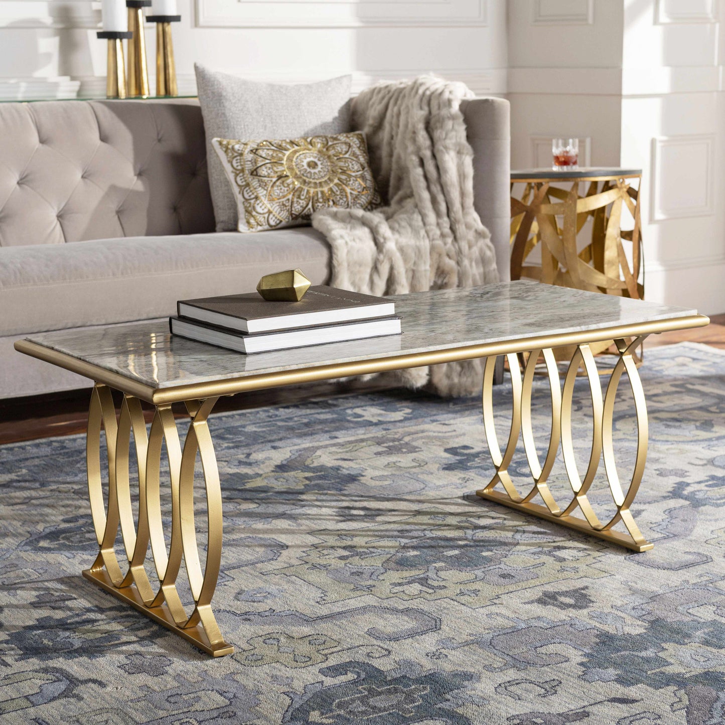 Jungholz Gold Coffee Table