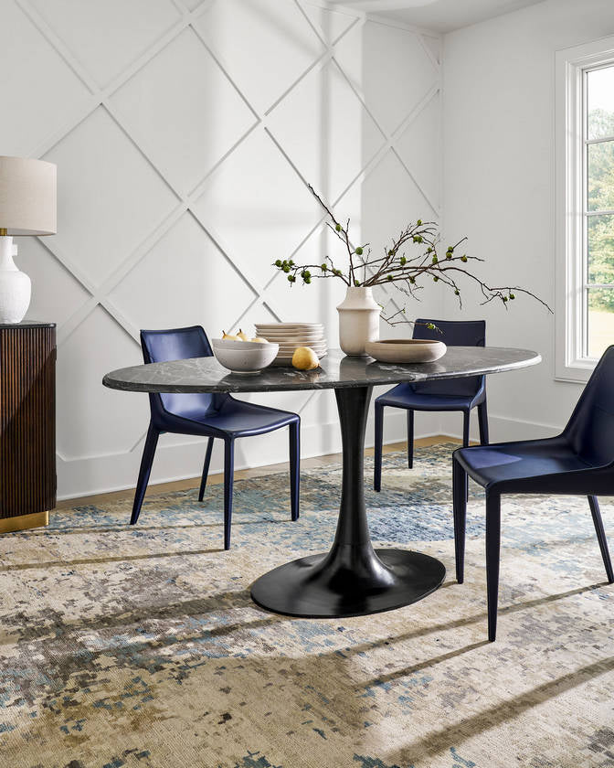 Cristela Black Dining Table