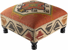 Dendermonde Brick Ottoman
