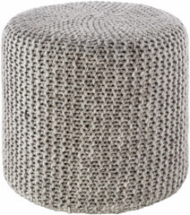 Martinsberg Light Gray Pouf