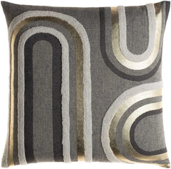 Satteins Medium Gray Pillow Cover