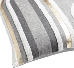 Satteins Medium Gray Pillow Cover