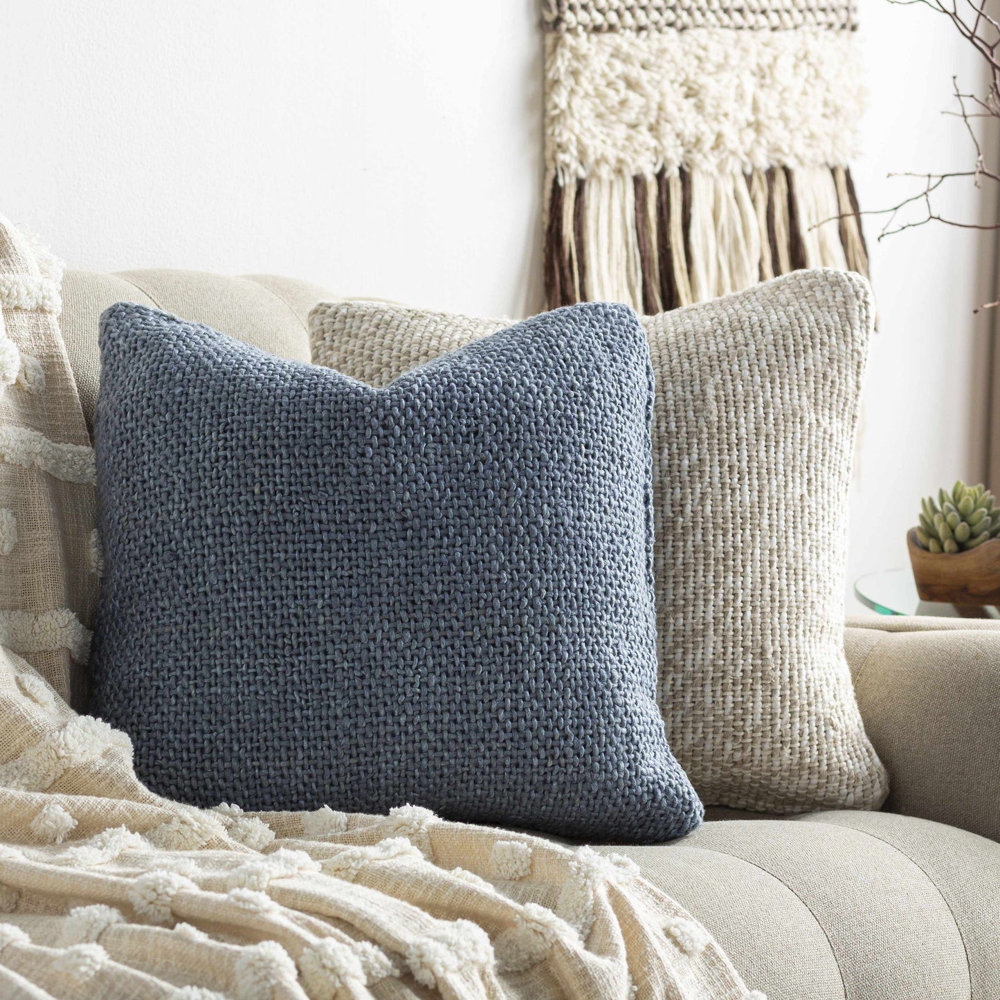 Tullnerbach Denim Pillow Cover