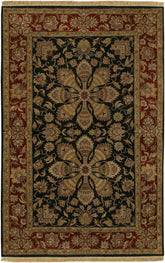 Waldo Traditional Brown/Red Area Rug