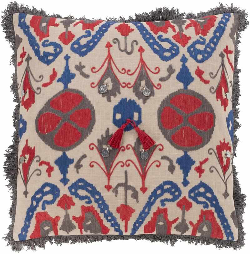Twekkelo Bright Red Pillow Cover