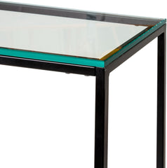Miehikkala Clear Console Table